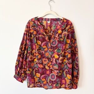 Ivy Jane Colorama Flower Blouse